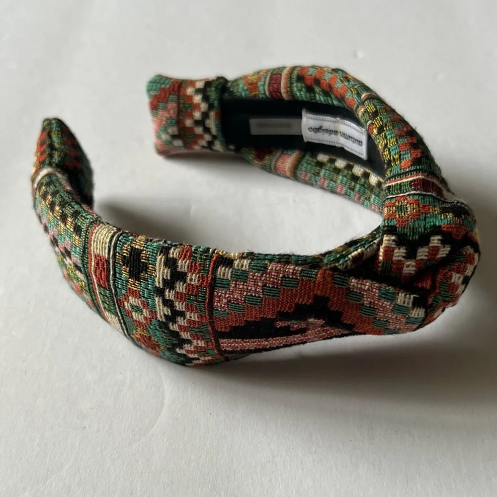 AUTUMN ADEIGBO WOVEN TWIST TRIBAL HEADBAND NWOT